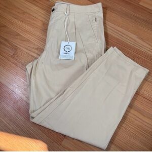 RADMOR Men’s James Slim-Fit Pleated Golf Pants Sjze 36